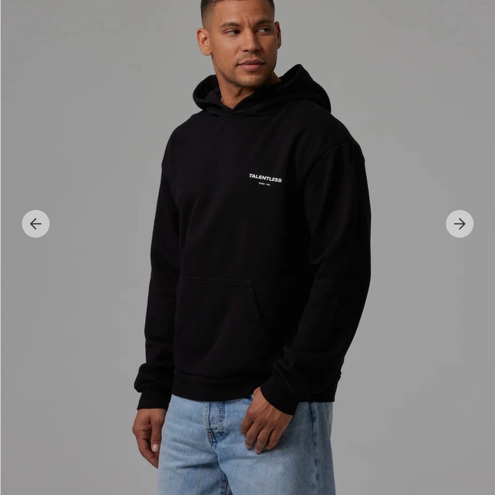 Talentless Black Hoodie XXL